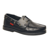 Zapatos Nauticos Escolar Colegial Cuero Marcel 500 34 A 41