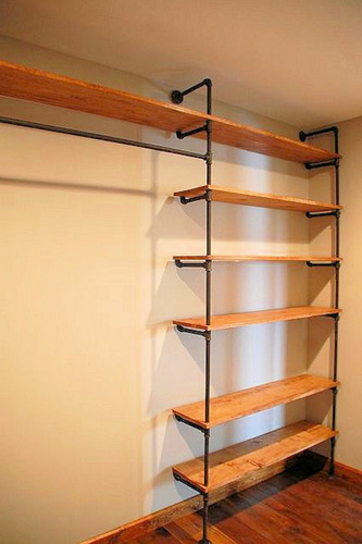 Closet Economico Tuberia Rack Exhibidor Vintage Color Esp