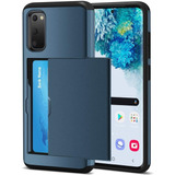 Funda Para Samsung Galaxy S20 5g (color Azul Marino/jiunai)