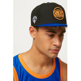 Jockey Nba New York Knicks Negro Visera Plana Ajustable