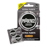 Cartera De 3 Condones Prudence Extra Fuerte, Ideal Sexo Anal