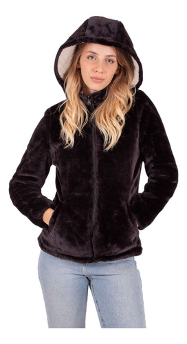 Camperon Mujer Inflada Campera Invierno Larga Capucha Nueva 