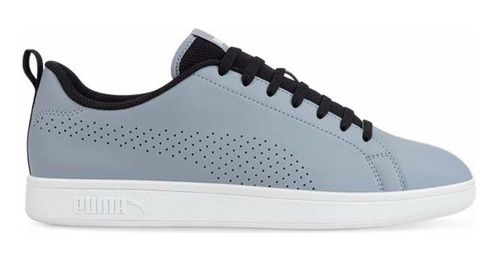 Tenis Puma Casual Puma Smash Ace Gris Con Negro Para Hombre