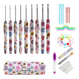 Tools Kit Crochet Happier You X 9 Agujas Quemono