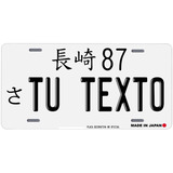 Placas Para Auto Personalizadas Japonesa