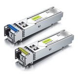 Par Modulo Sfp Bidi 1.25g Hasta 20km Smf Lc P/ Dell Force10