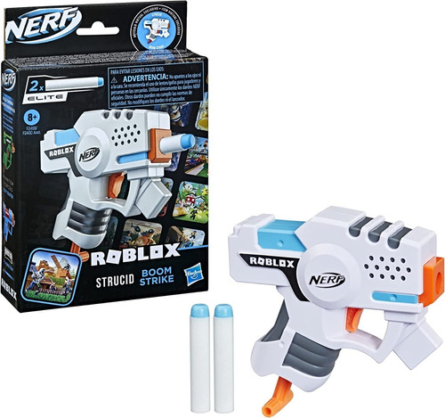 Nerf Roblox Strucid Boom Strike 2 Dardos Elite Hasbro
