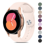 Malla De Silicona Para Samsung Galaxy Watch 5/5 Pro Rosa Are