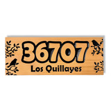 Placa Numeros Para Casa 14x35cm Hasta 5 Numeros Modelo Prima