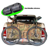 Funda Compuerta Porta Bici Pickup Amarok Hilux S10 Bolsillos