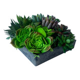 3 Kit Mini Suculentas Artificial Para Decoração De Terrário 