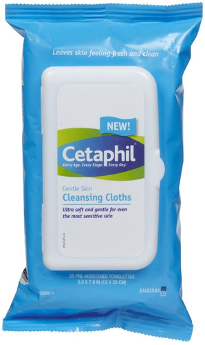 Cetaphil Gentle Cleansing Cloths Toallitas Desmaquillantes