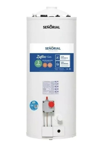 Termotanque Multigas Señorial Zafiro 50 Litros Premiun