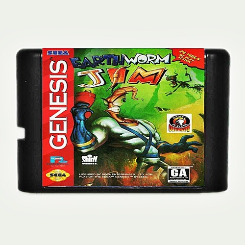 Earthworm Jim Sega Mega Drive Genesis Tectoy