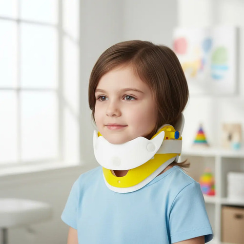 Collarín Cervical Ajustable Pediátrico (infantil).