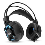 Fone De Ouvido Headset Gamer Luz Led Rgb 7.1