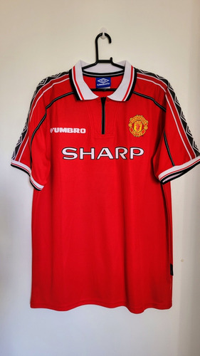 Camisa Manchester United - Inglaterra - 1998/1999 - Retrô