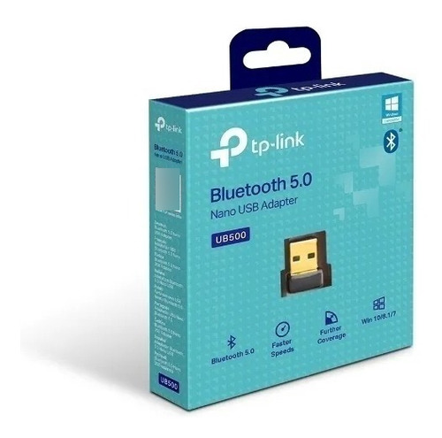Adaptador Nano Usb Bluetooth 5.0  Tp-link Ub500 Plug & Play