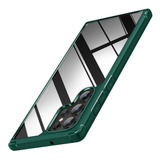 Funda Para Samsung Galaxy S22 Ultra / Transparente/verde