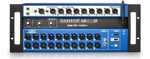 Mesa De Som Digital Ui24r Soundcraft Ui 24 Canais  Harman Nf