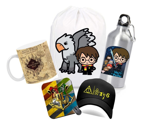 Mug Caja De Regalo Harry Potter Kit Regalo 