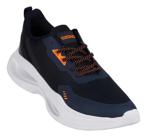 Tenis Deportivo Hombre Azul Textil Capa De Ozono 06003929