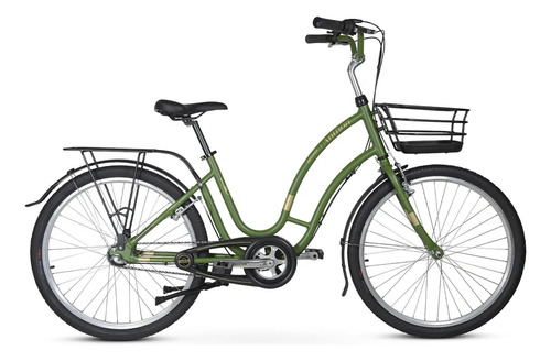 Bicicleta Aro 26 Nathor Anthon Verde Militar - Adulto