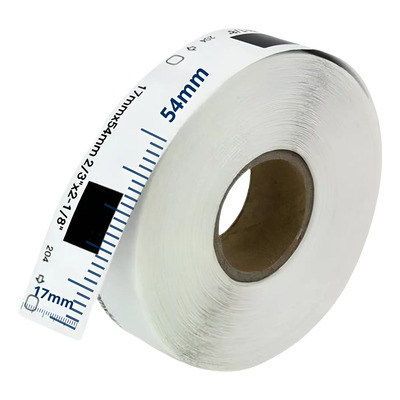Dk1204 Rollo Etiquetas Brother 17x54mm Ql800 Ql810 Ql700 Blanco