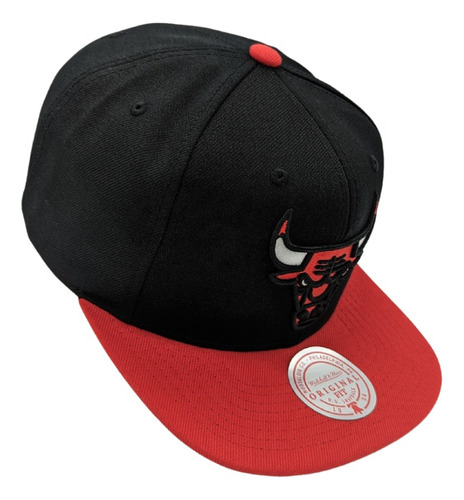 Gorra Mitchell & Ness Nba Bulls Negra Snapback 2023 01