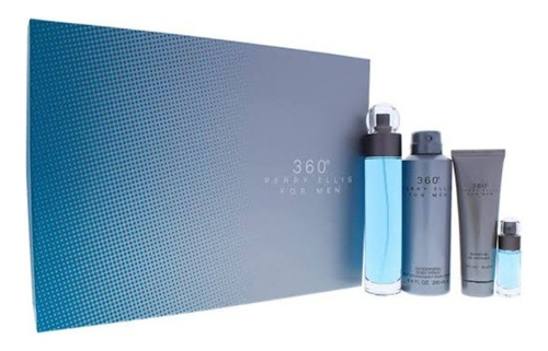 Set Perry Ellis 360 Para Hombre 4 Unidades 