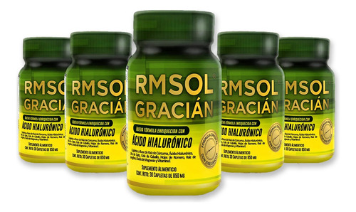 Rm Sol Premium Gracian Formula - Cinco Frascos