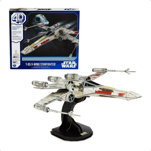 Rompecabezas Puzzle 160 Piezas 4d Star Wars Nave T-65 X-wing