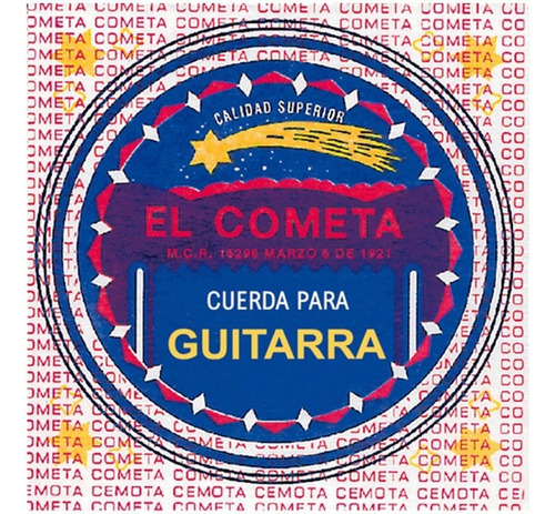 12 Cuerdas 3a El Cometa Para Guitarra Acústica, Acero 510