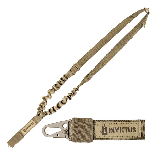 Bandoleira Tática Strap 1 Ponta Invictus Original Coyote