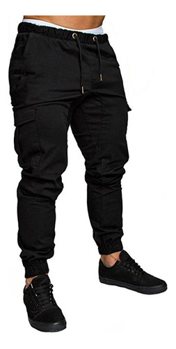 Pantalón Jogger Cargo Jeans Para Hombre Casual