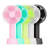 Mini Ventilador Portátil Flexível De Mão 3 Velocidades