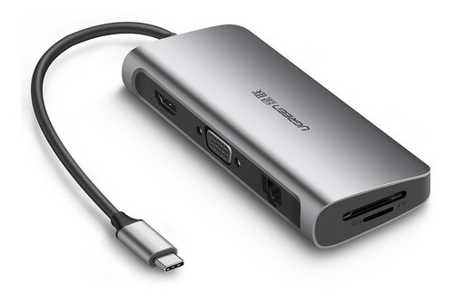 Hub Usb C 3.1 Thunderbolt 3 A Hdmi 4k 60hz Vga 1080p Ugreen