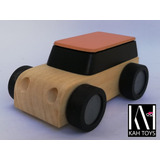 Autitos Montessori Madera 13cm Juego Juguete Autos Vehículos