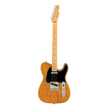 Guitarra Eléctrica Fender American Professional Ii Telecaster De Aliso Roasted Pine Brillante Con Diapasón De Arce