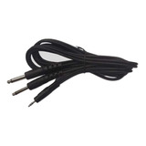 Cable Miniplug 3.5 St. X 2 Plug 6.5 Mono,  2 Metros