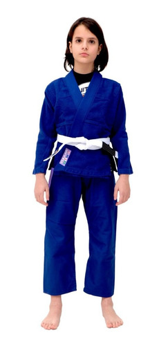 Kimono Jiu Jitsu Vulkan Vkn Pro Azul Rosa Infantil