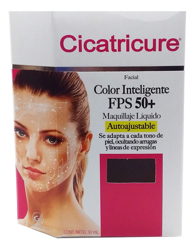 Maquillaje Líquido Cicatricure Color Inteligente Fps 50+ 