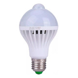 Lampada Led E27 9w Com Sensor De Presenca E Fotocelula Luz Branco-frio 110v 220v (bivolt)