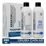 Keratina Brasileña Alaciante Cirugía Capilar + Shampoo 250ml
