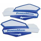 Cubre Puños Protector Manos Azul Blanco Powermadd Star Juri