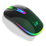 Hotlife Raton Bluetooth Inalambrico, Mouse Recargable Led Co