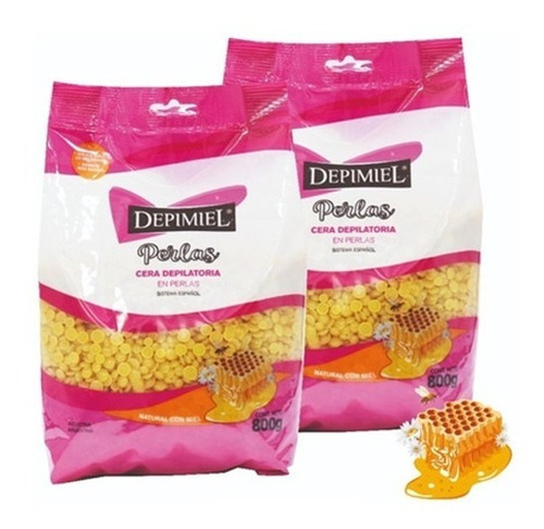 Depimiel - Cera Depilatoria En Perlas X 800 Grs Kit X 2