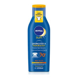 Protector Solar Corporal Nivea Sun Spf70 X 200ml