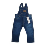 Macacao Infantil Calça Jeans Menino Roupa Bebe Menino 