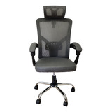 Silla Gamer Barata Con Apoyacabezas Y Estrella Cromada 